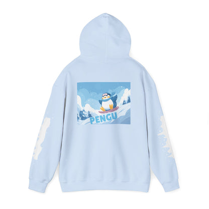 Unisex Penguin drip hoodie.