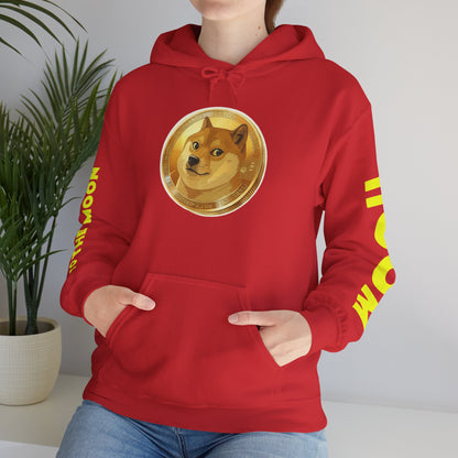 To The Moon Doge Hoodie – Crypto Streetwear.
