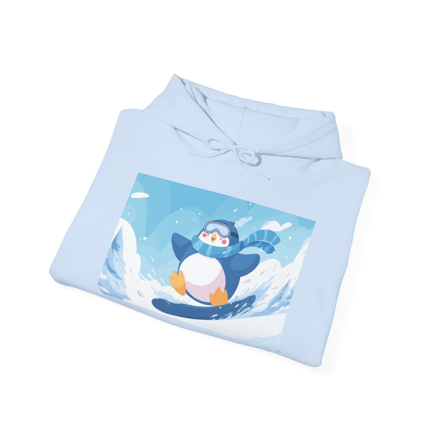 Unisex Penguin drip hoodie.