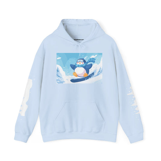Unisex Penguin drip hoodie.