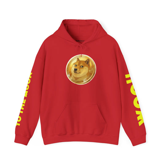 To The Moon Doge Hoodie – Crypto Streetwear.